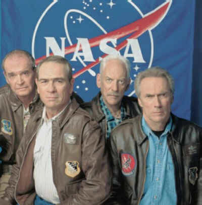 Space Cowboys (mit Clint Easwood, Tommy Lee Jones, James Garner und Donald Sutherland)
