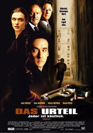 Das Urteil - Jeder ist kuflich - John Grisham-Verfilmung mit Dustin Hoffman, John Cusack,