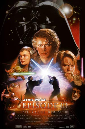 Star Wars: Episode III - Die Rache der Sith mit Hayden Christensen und Natalie Portman