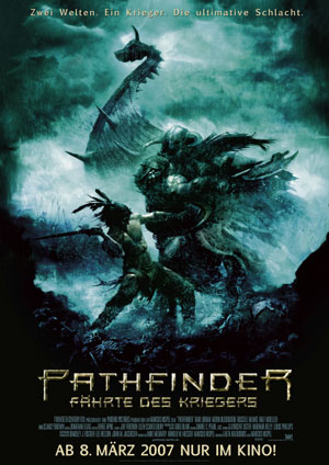 Pathfinder mit Karl Urban, Ralf Mller, Russell Means und Moon Bloodgood