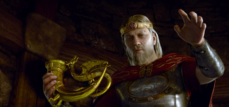 Die Legende von Beowulf mit John Malkovich, Anthony Hopkins, Ray Winstone und Angelina Jol