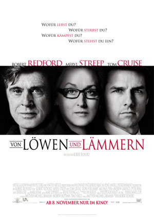 Von Lwen und Lmmern mit Robert Redford, Andrew Garfield, Meryl Streep und Tom Cruise.