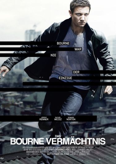 Das Bourne Vermchtnis (mit Jeremy Renner, Rachel Weisz und Edward Norton)