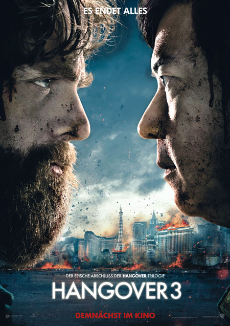 Hangover 3 (mit Bradley Cooper, Ed Helms, Zach Galifianakis und Justin Bartha)