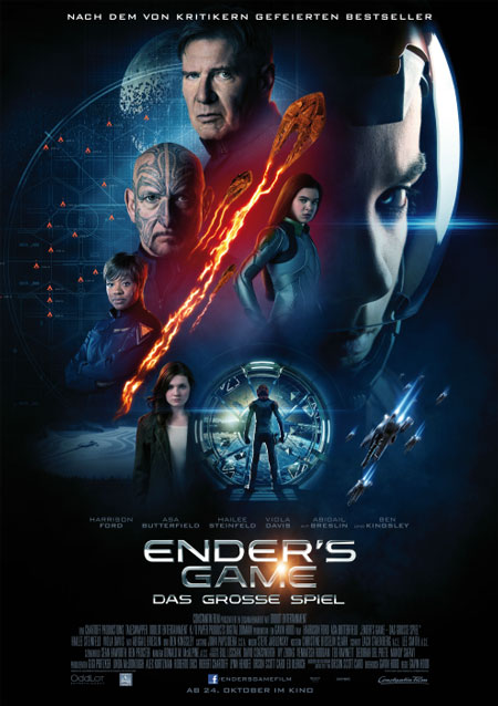 Ender's Game (mit Harrison Ford, Ben Kingsley und Asa Butterfield)