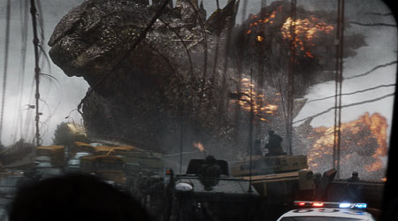 Godzilla (2014) in 3D