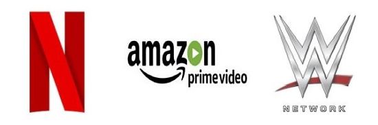 Netflix - Amazon Prime Video - WWE Network