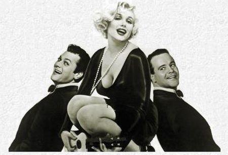 Manche mögen's heiß (mit Marilyn Monroe, Tony Curtis und Jack Lemmon)