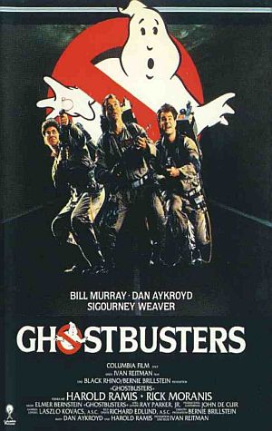 Ghostbusters mit Bill Murray, Dan Aykroyd, Sigourney Weaver, Harold Ramis und Rick Moranis