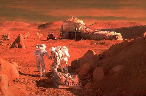 Mission to Mars mit Tim Robbins und Gary Sinise