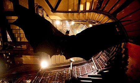 Batman Begins mit Christian Bale, Liam Neeson und Cilian Murphy