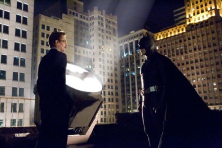 Batman Begins mit Christian Bale, Liam Neeson und Cilian Murphy