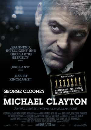 Michael Clayton mit George Clooney, Tom Wilkinson und Tilda Swanton