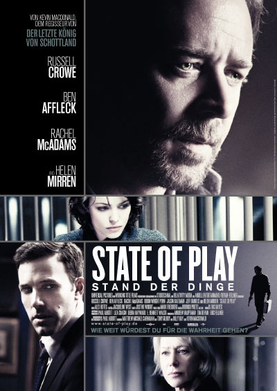 State of Play - Stand der Dinge (mit Russell Crowe, Ben Affleck und Helen Mirren)