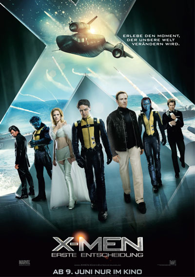 X-Men: Erste Entscheidung (mit James McAvoy und Michael Fassbender)