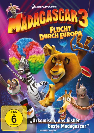 Madagascar 3: Flucht durch Europa)