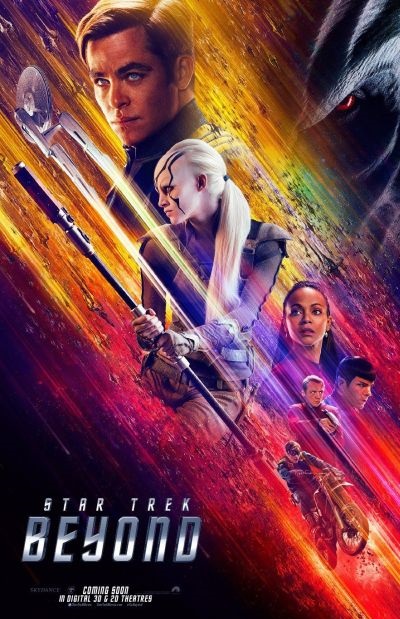 Star Trek Beyond (mit Chris Pine und Anton Yelchin)