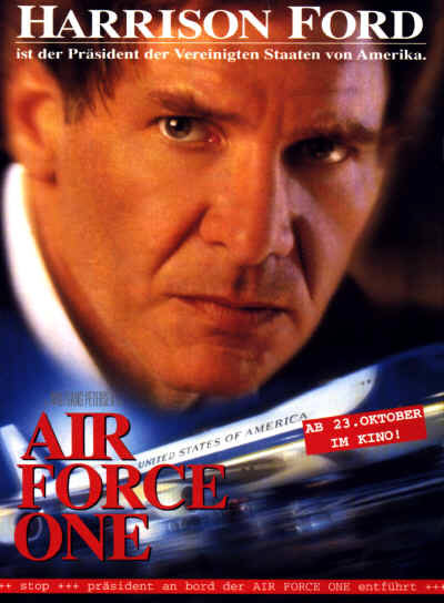 Air Force One (mit Harrison Ford & Glenn Close)